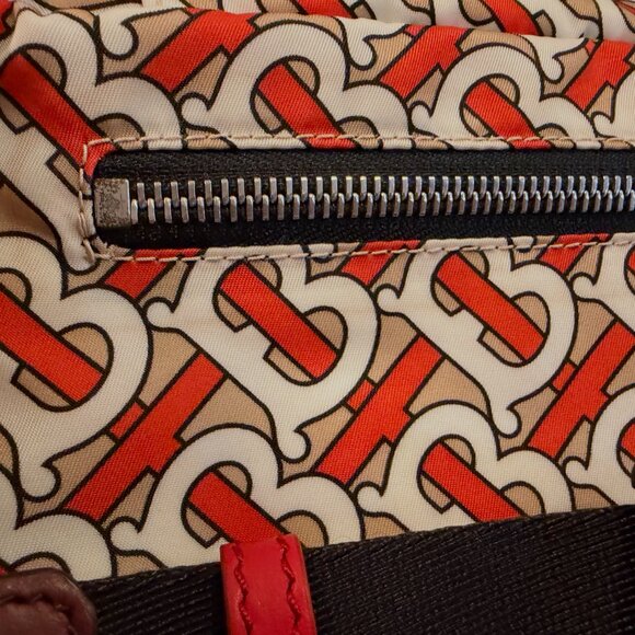 Burberry Bum Bag Monogram Print Medium Vermillion - Picture 8 of 9